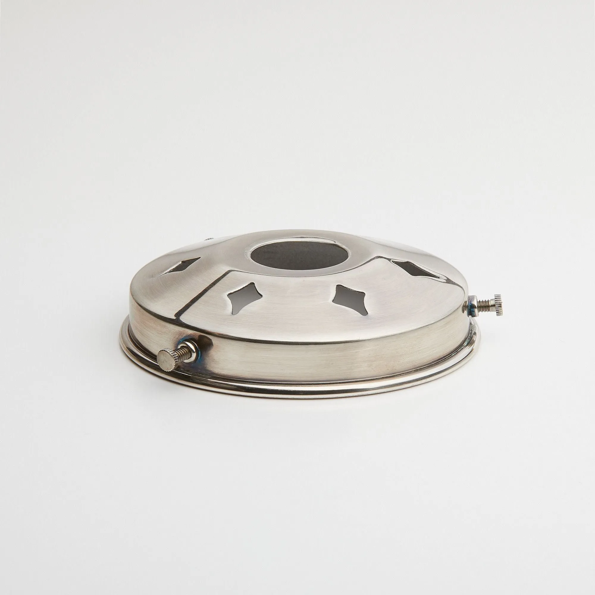 Larger Espere gallery in antiqued silver