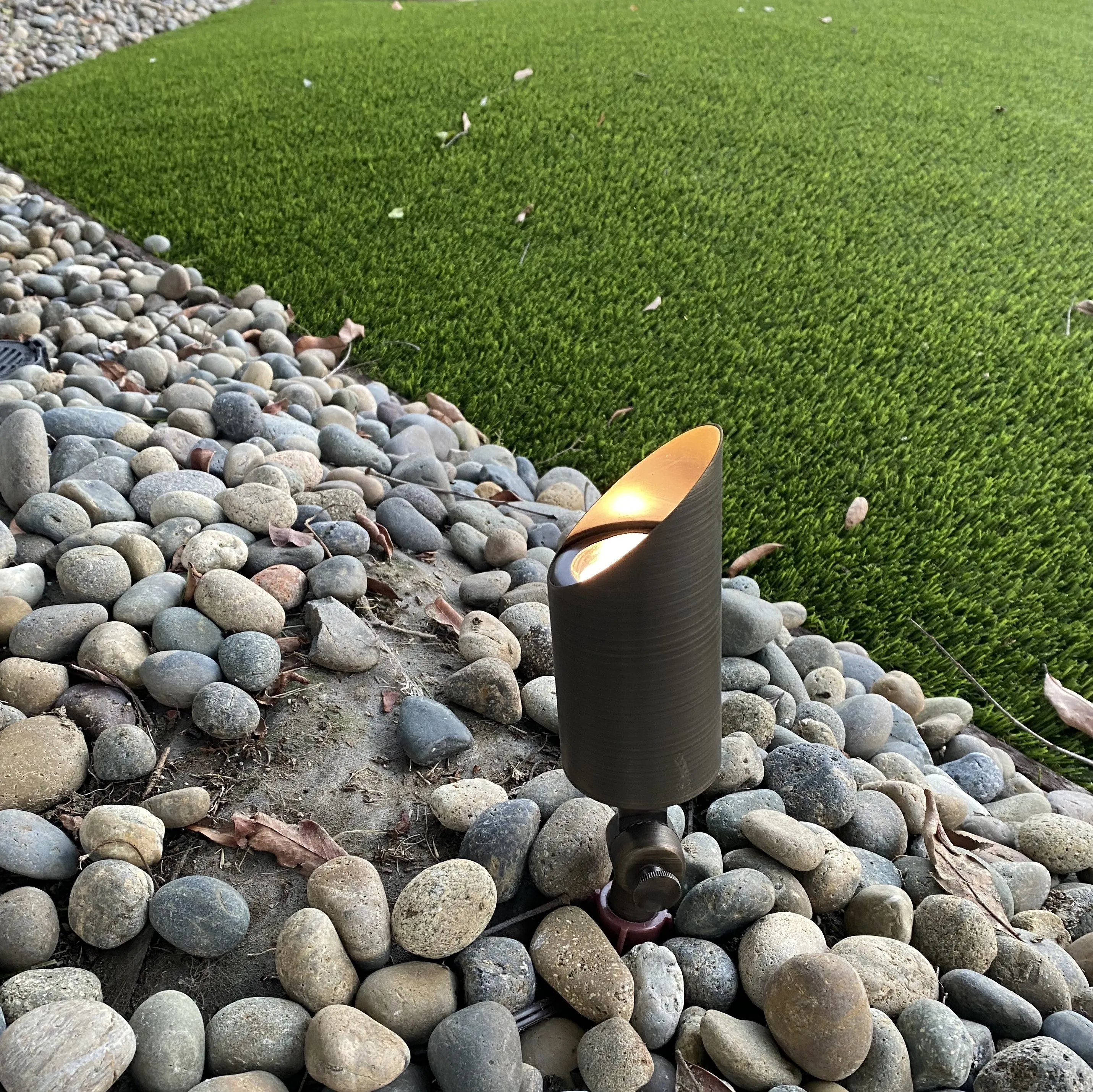 Luciole Solid Cast Brass Directional Spot Light Natural bronze