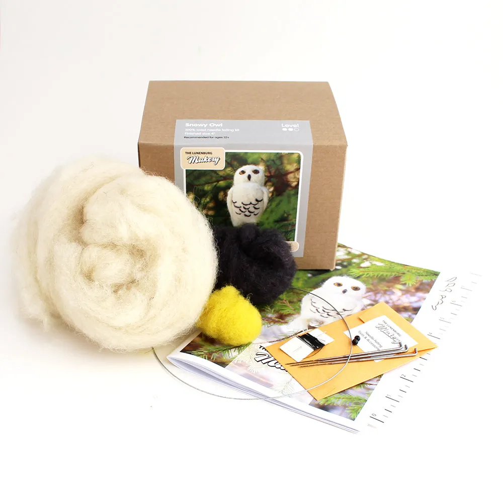Lunenburg Makery Sculptural Needle Felting Kits