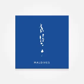 Maldives Map Magnet