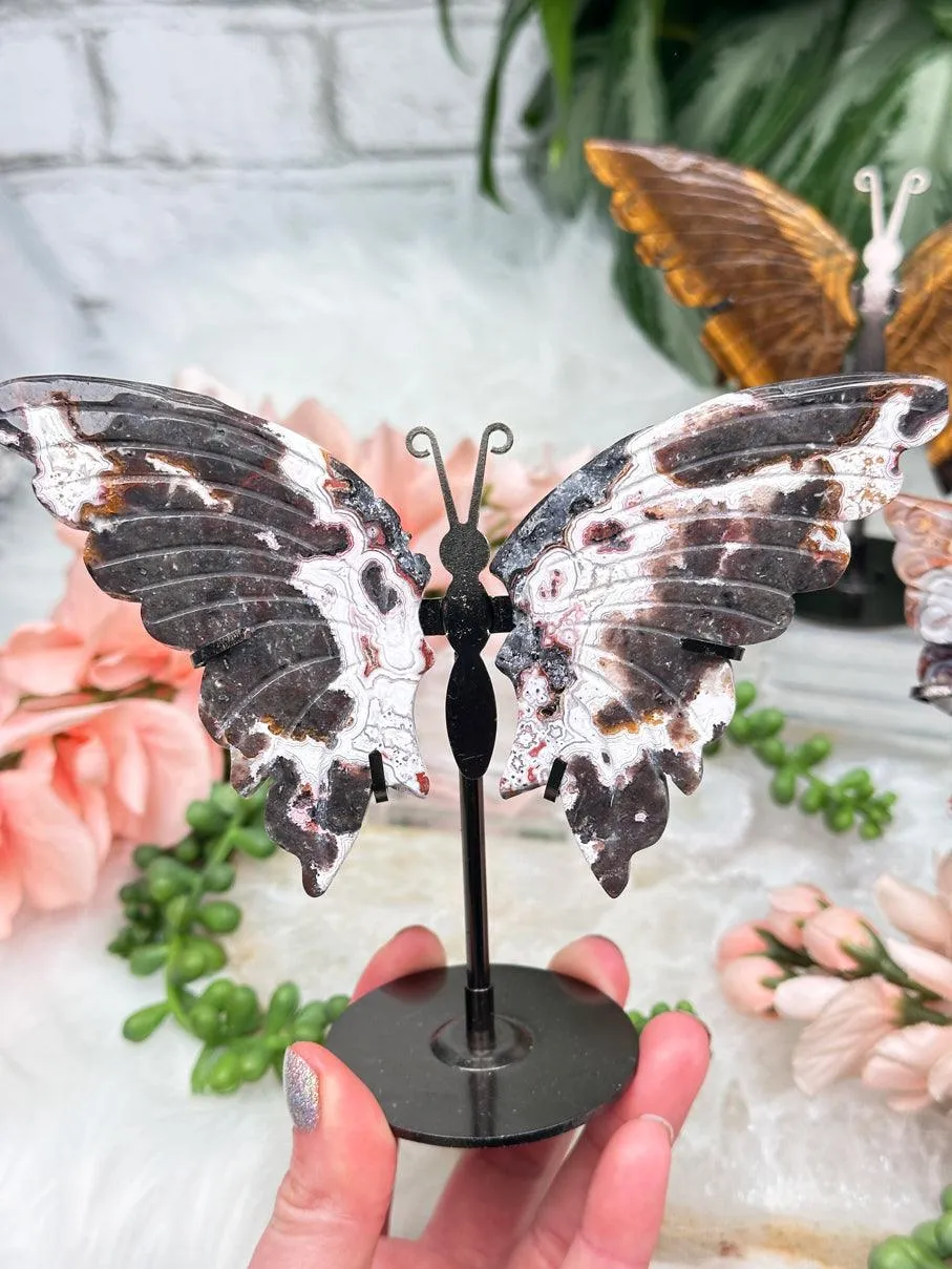 Metal Crystal Butterfy Displays