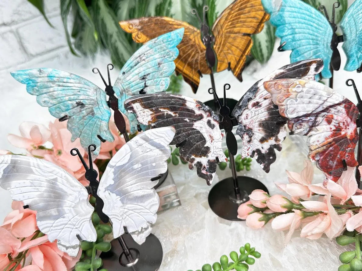 Metal Crystal Butterfy Displays