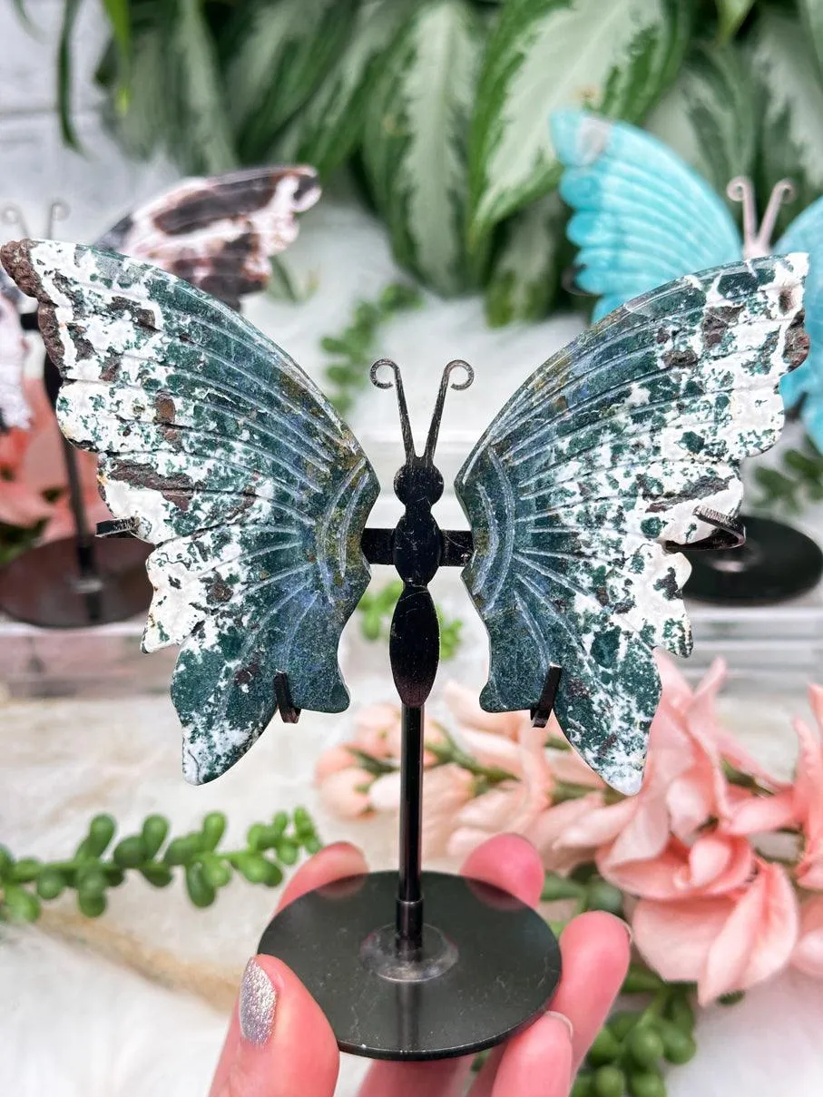 Metal Crystal Butterfy Displays