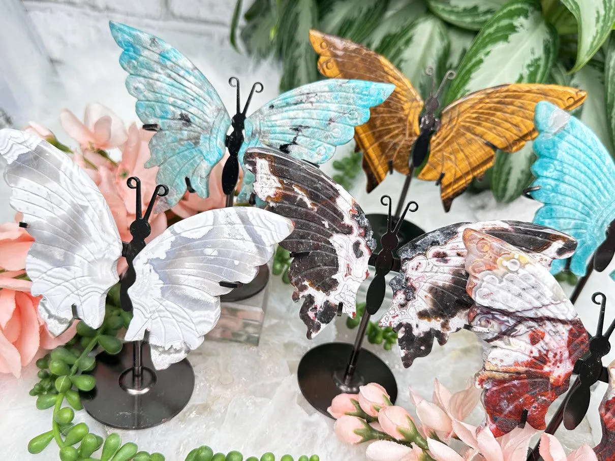Metal Crystal Butterfy Displays