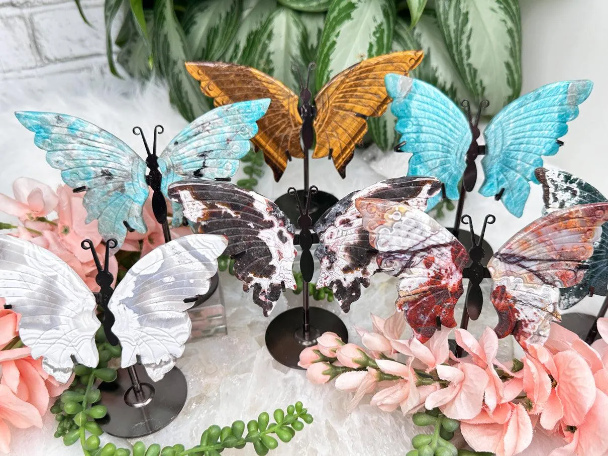 Metal Crystal Butterfy Displays