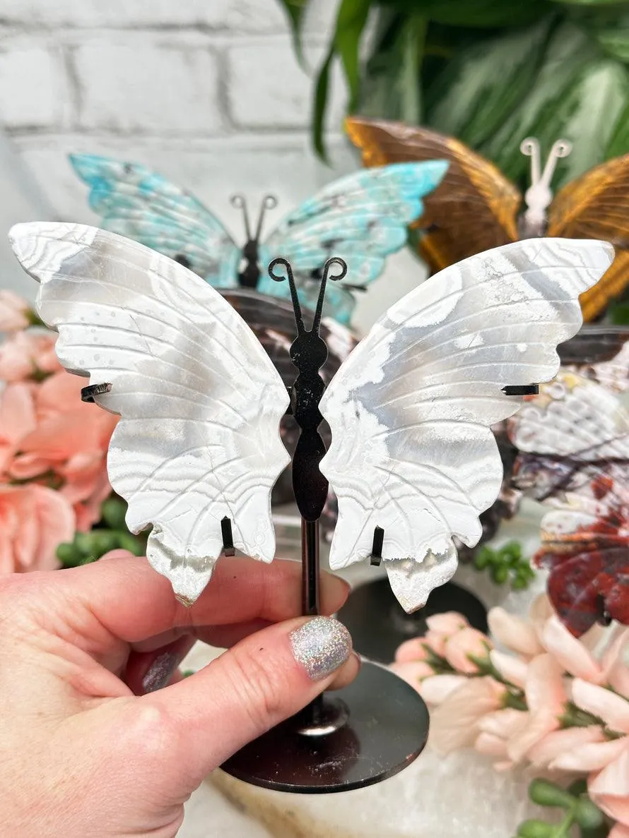 Metal Crystal Butterfy Displays
