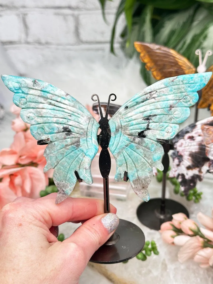 Metal Crystal Butterfy Displays
