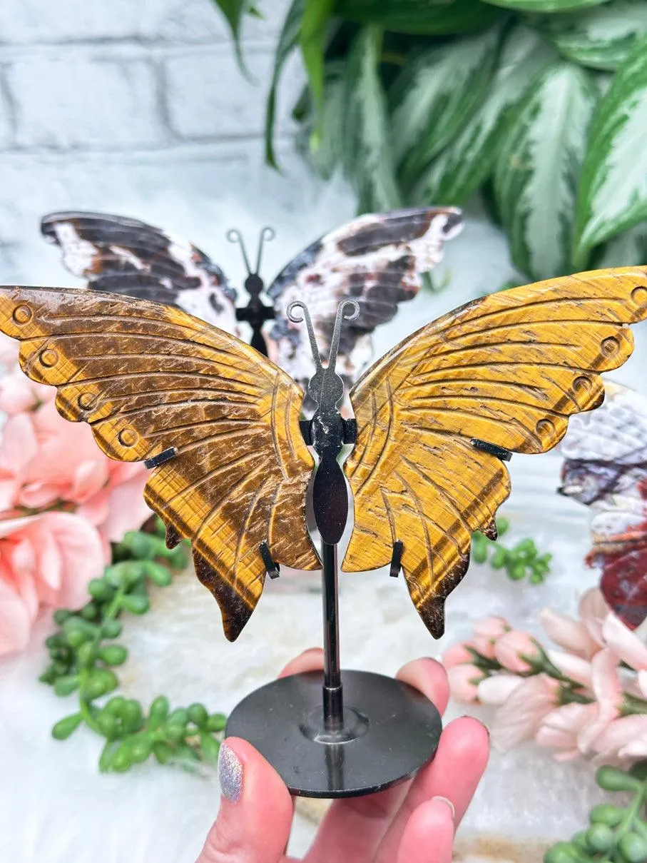 Metal Crystal Butterfy Displays