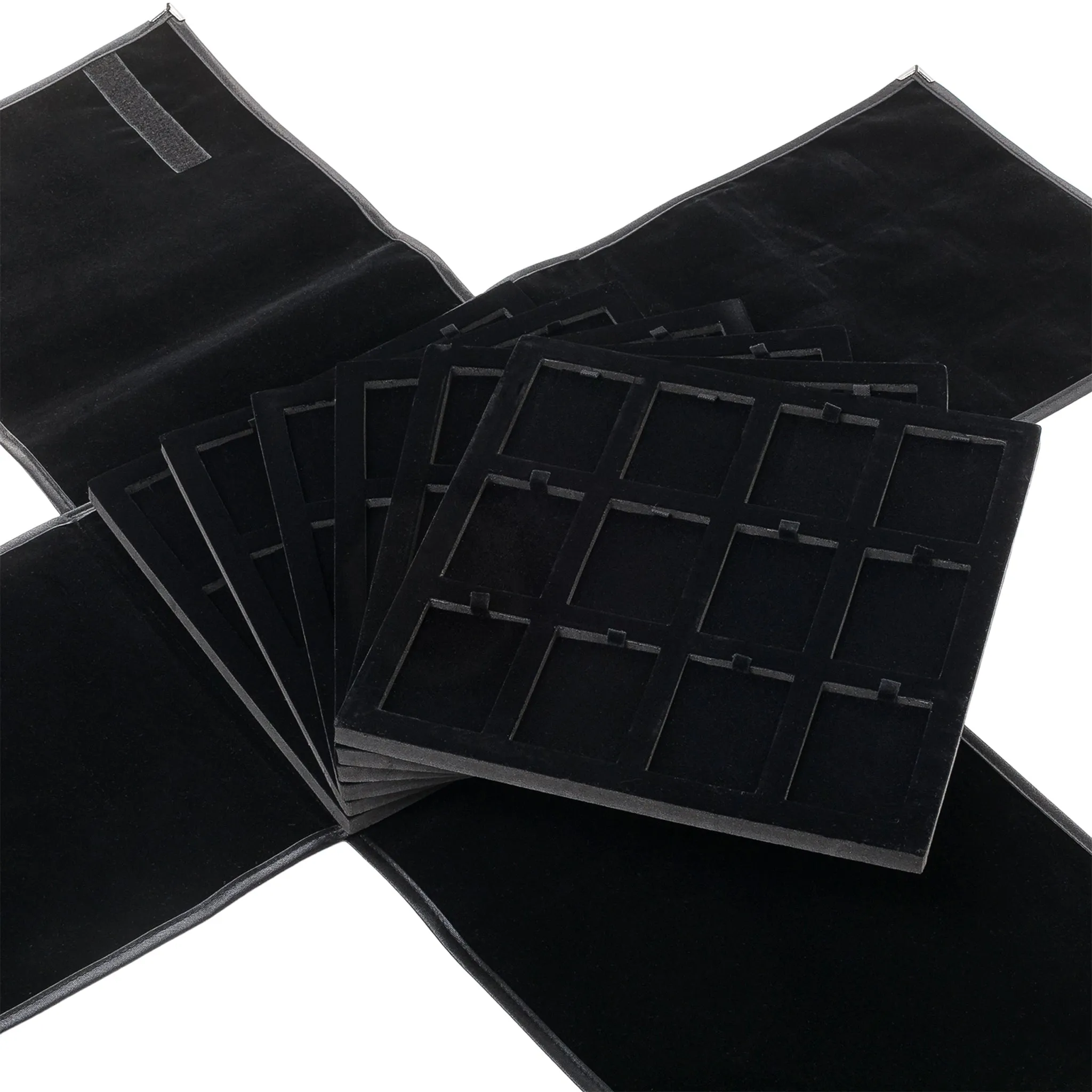 Multiple Layer Small Set Storage Roll Black
