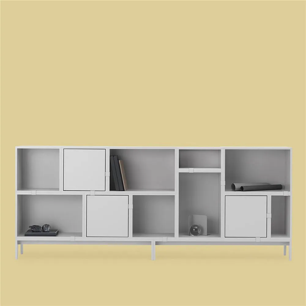 muuto | stacked storage system | podium | light grey - DC