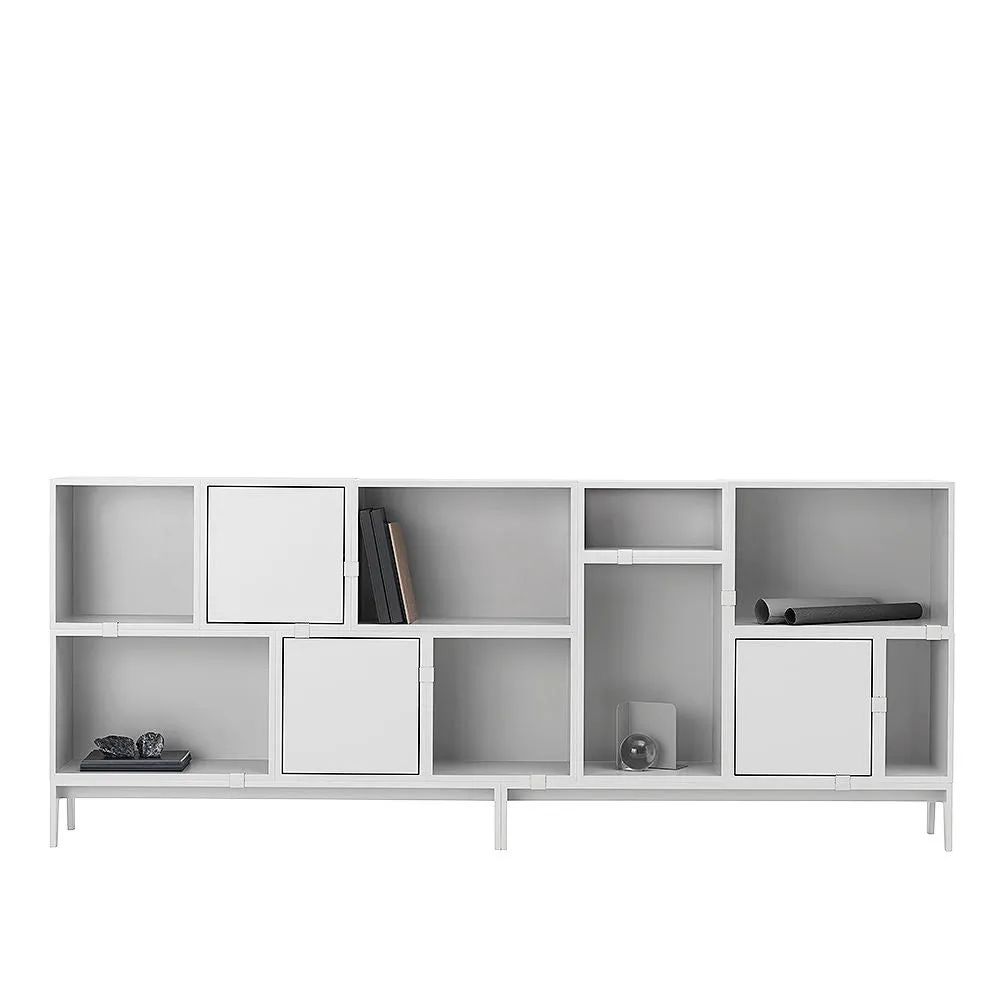 muuto | stacked storage system | podium | light grey - DC