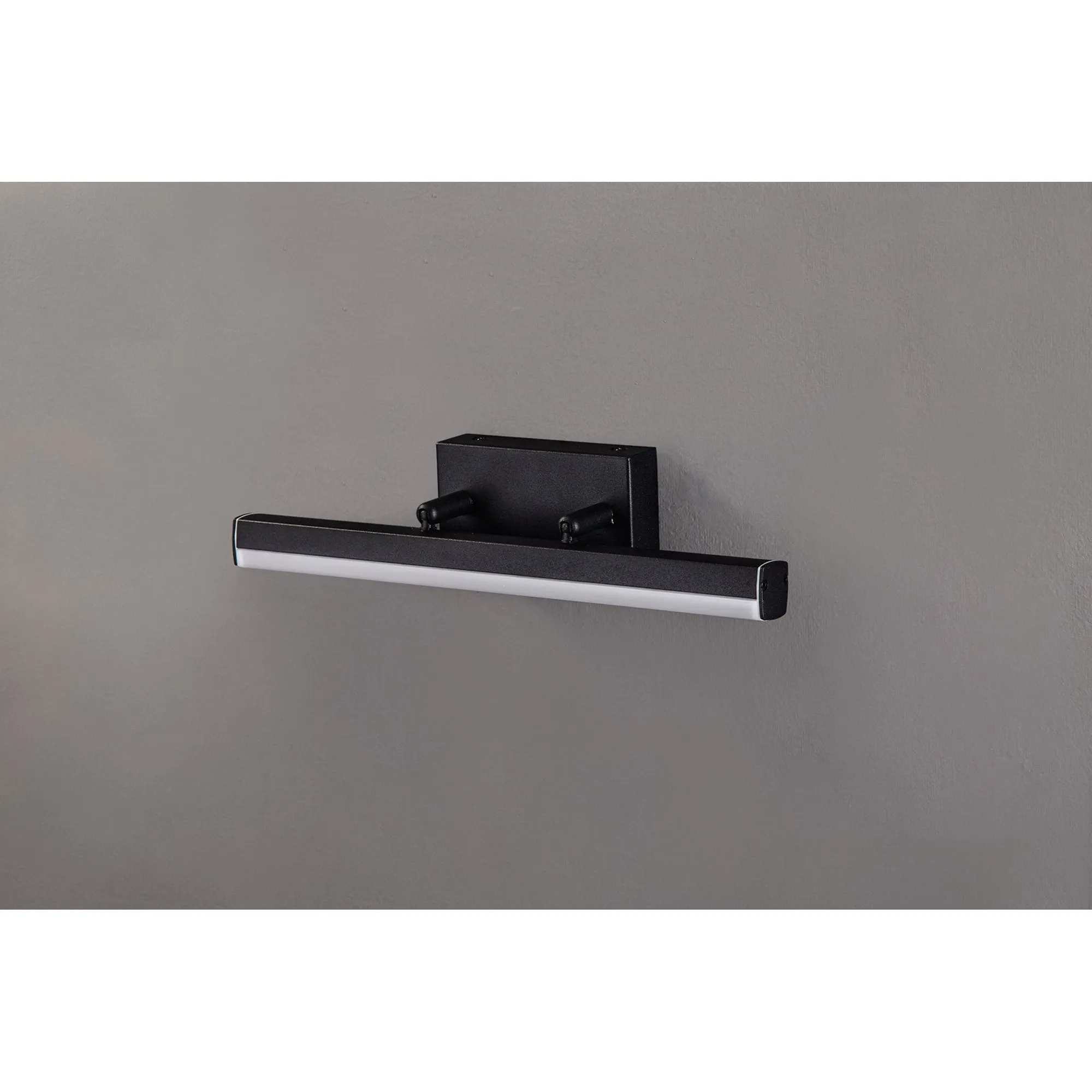 Nelson Lighting NL82119 Alfie Bathroom LED Wall Lamp Small Adjustable Sand Black