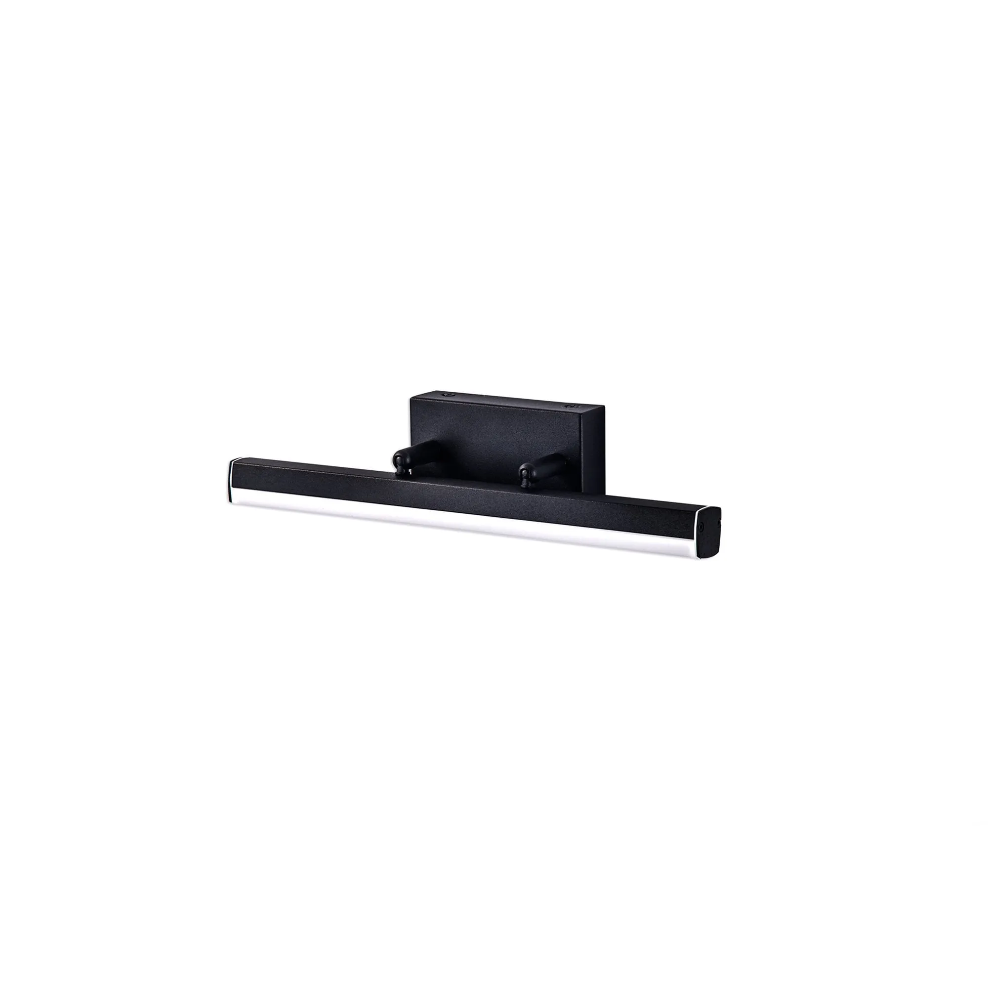 Nelson Lighting NL82119 Alfie Bathroom LED Wall Lamp Small Adjustable Sand Black