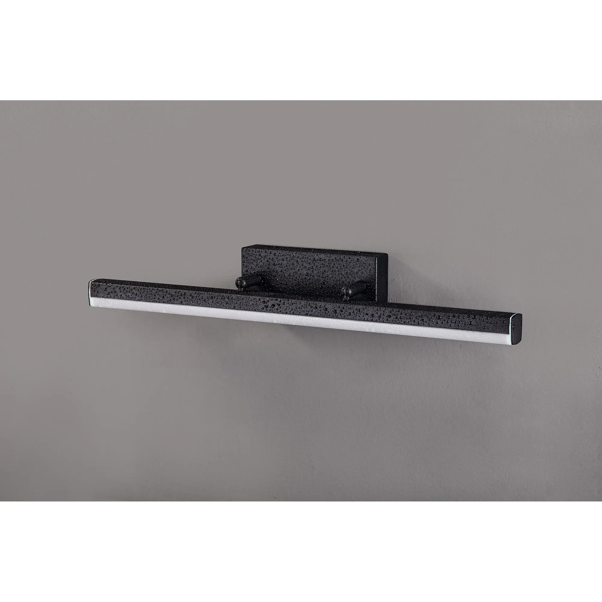 Nelson Lighting NL82129 Alfie Bathroom LED Wall Lamp Medium Adjustable Sand Black
