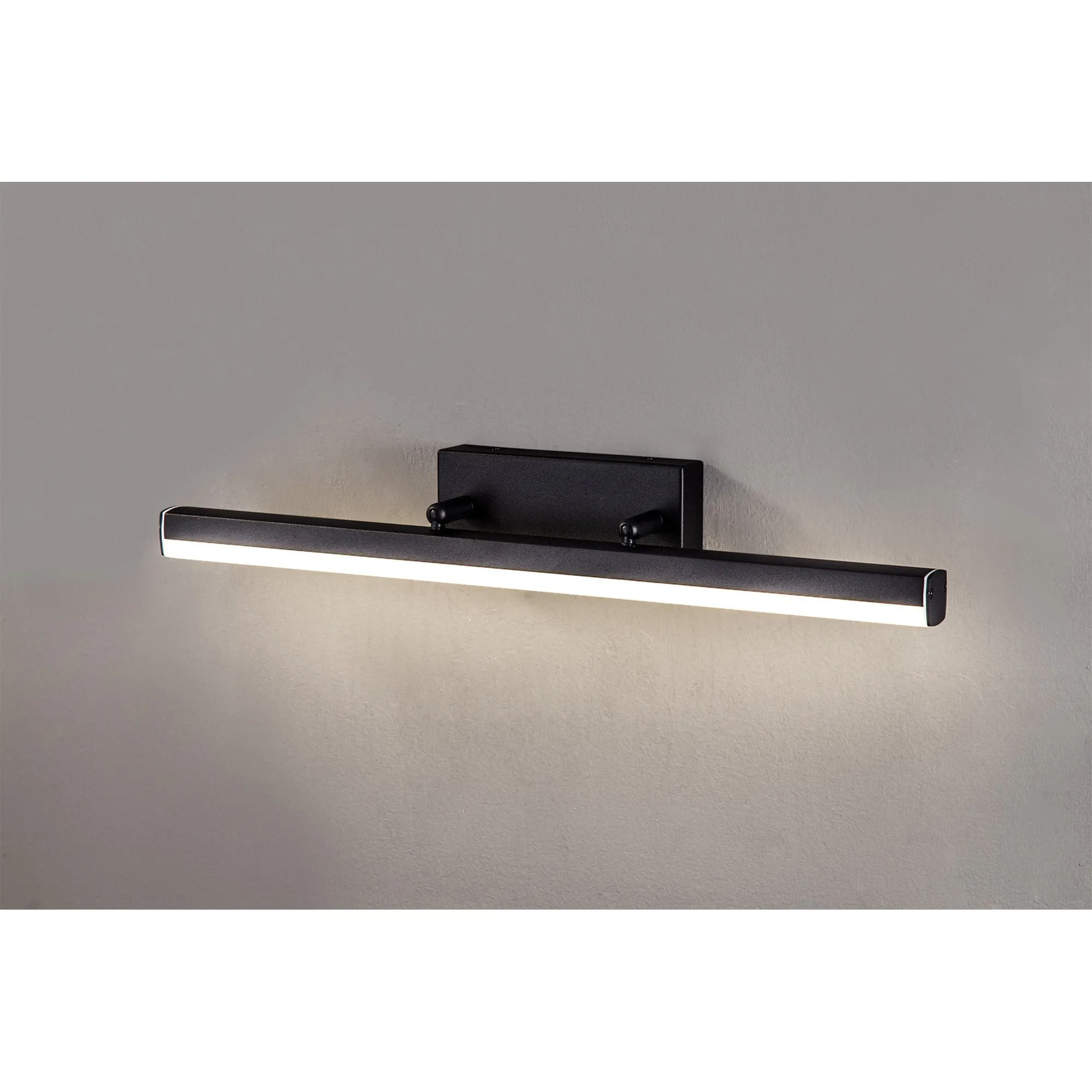 Nelson Lighting NL82129 Alfie Bathroom LED Wall Lamp Medium Adjustable Sand Black