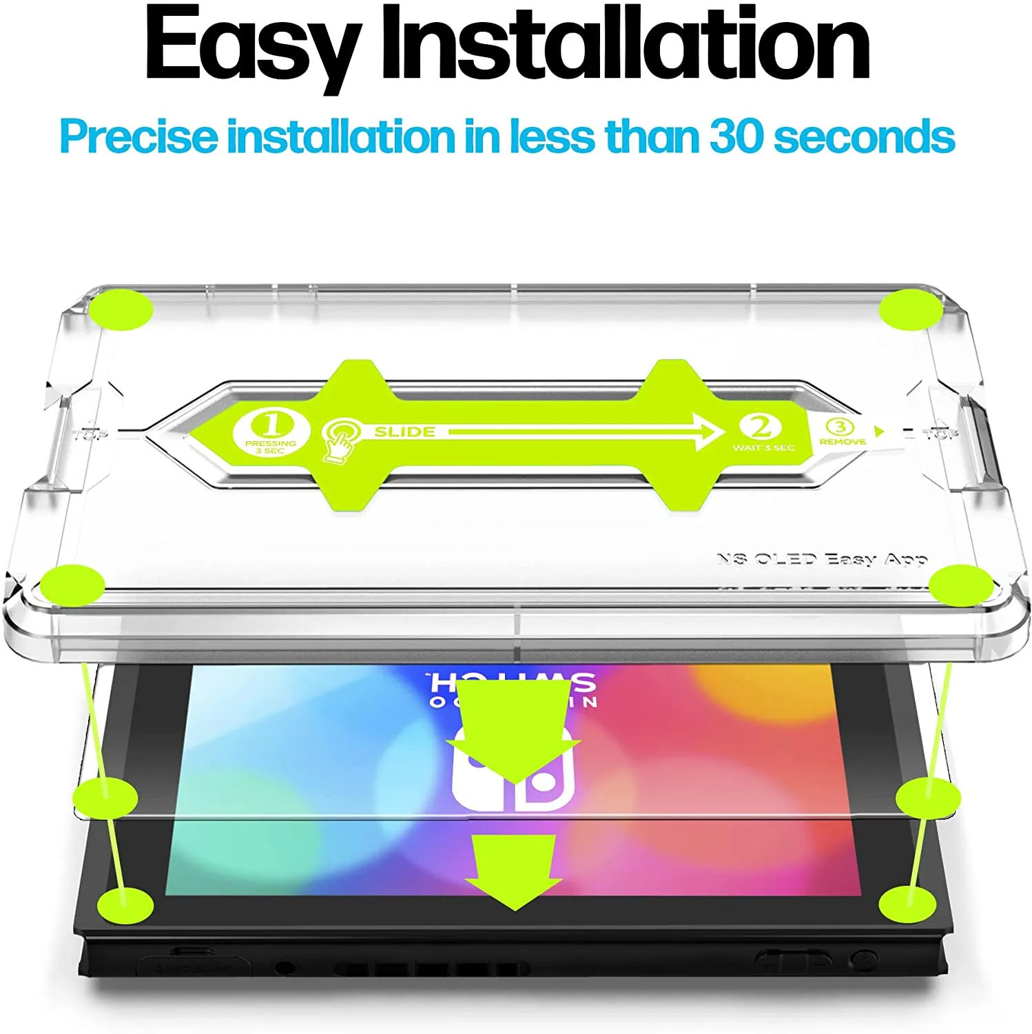 Nintendo Switch OLED 2021 Tempered Glass Screen Protector [2-Pack]