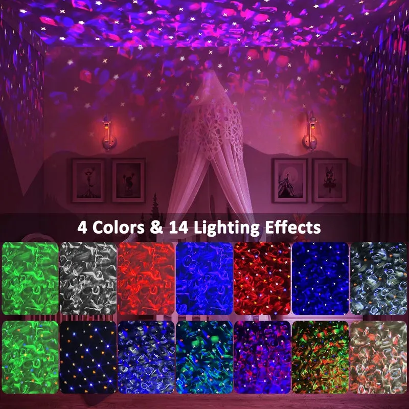 Ocean Starry Night Light Projection Light Thanksgiving Christmas New Year Gift