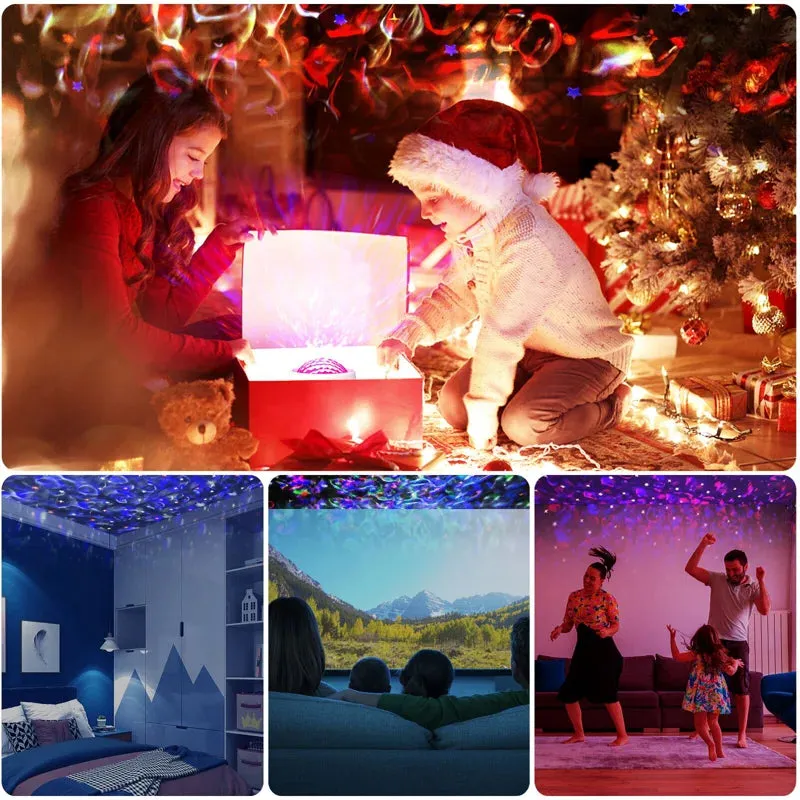 Ocean Starry Night Light Projection Light Thanksgiving Christmas New Year Gift