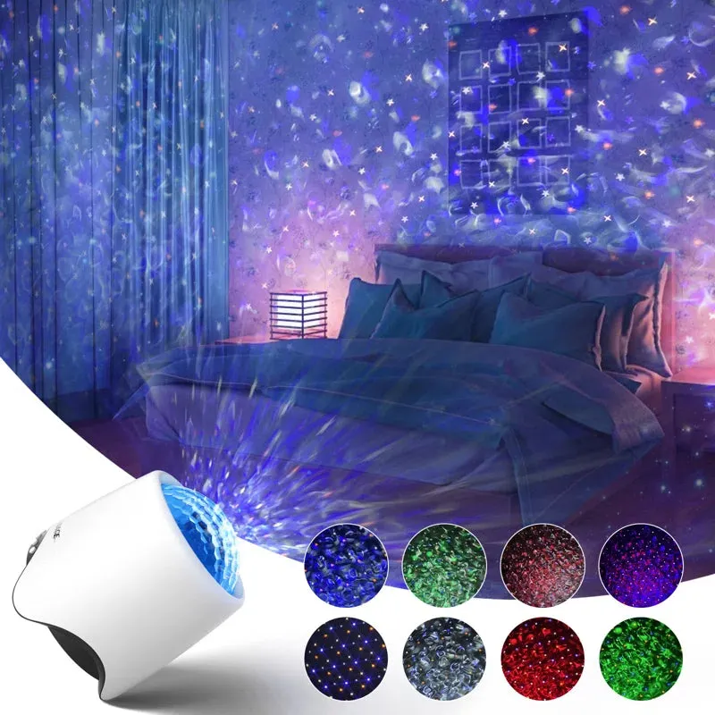 Ocean Starry Night Light Projection Light Thanksgiving Christmas New Year Gift