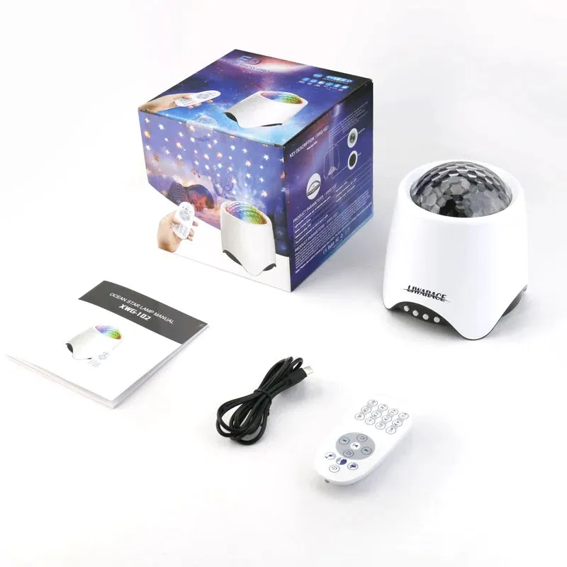 Ocean Starry Night Light Projection Light Thanksgiving Christmas New Year Gift