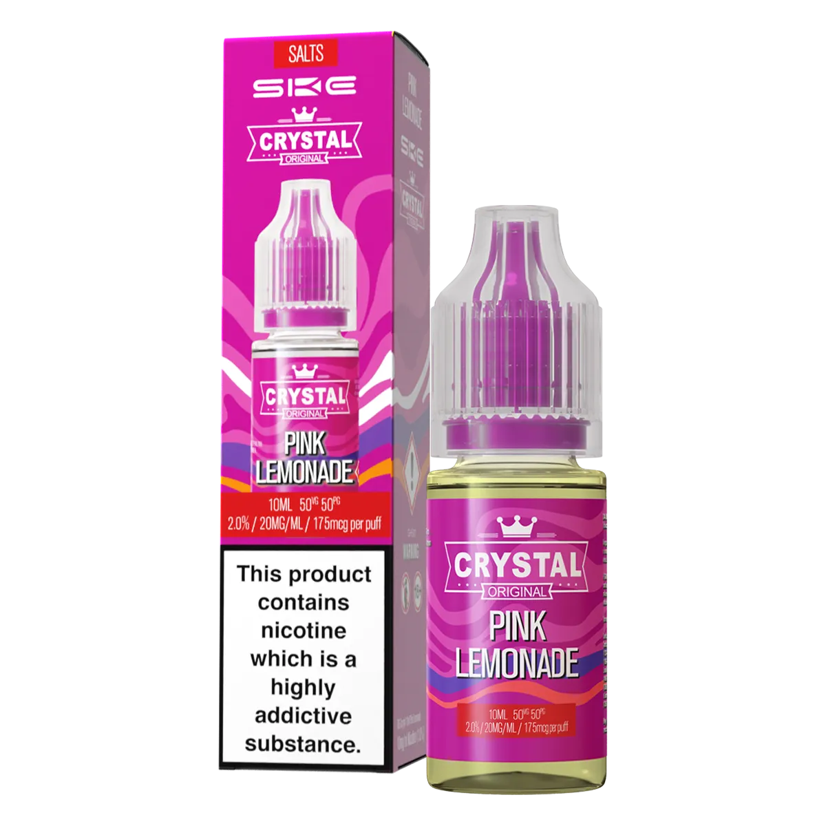 Pink Lemonade Nic Salt by SKE Crystal 10ml