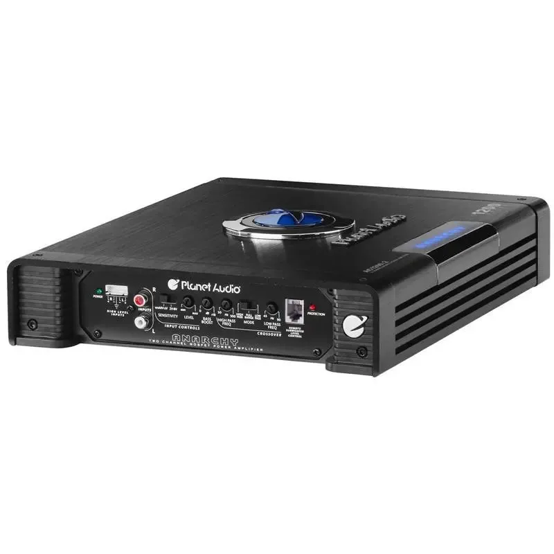 Planet Audio AC1200.2 2-Channel 1000 Watt Car Amplifier with Remote