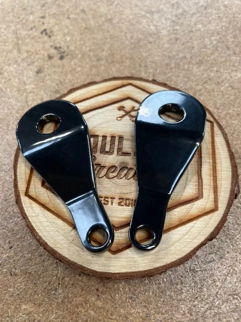 Poulson - Triumph Bobber rear frame LED light brackets - Kellerman Atto