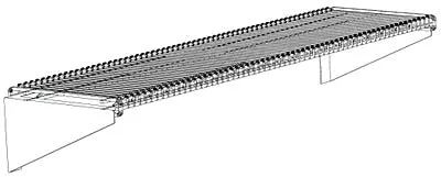 Production Basics 8400 Wire Shelf for WorkStations, 12"D x 48"W