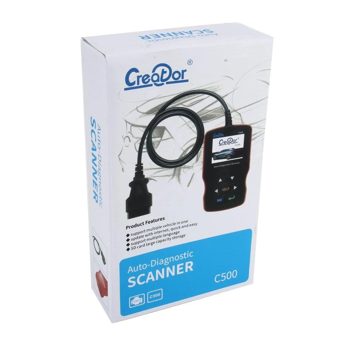 Professional Car Automotive Diagnosis Scanner C500