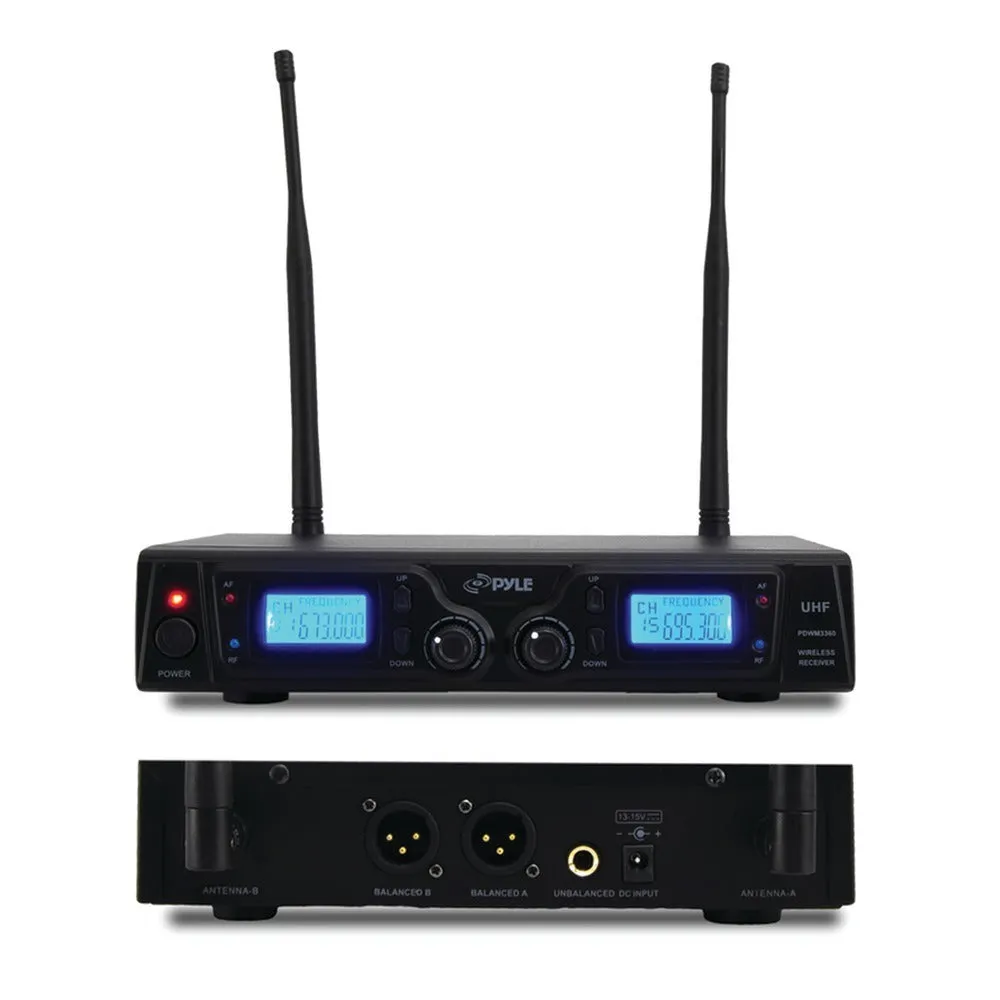 PYLE PDWM3360 UHF Wireless Microphone System