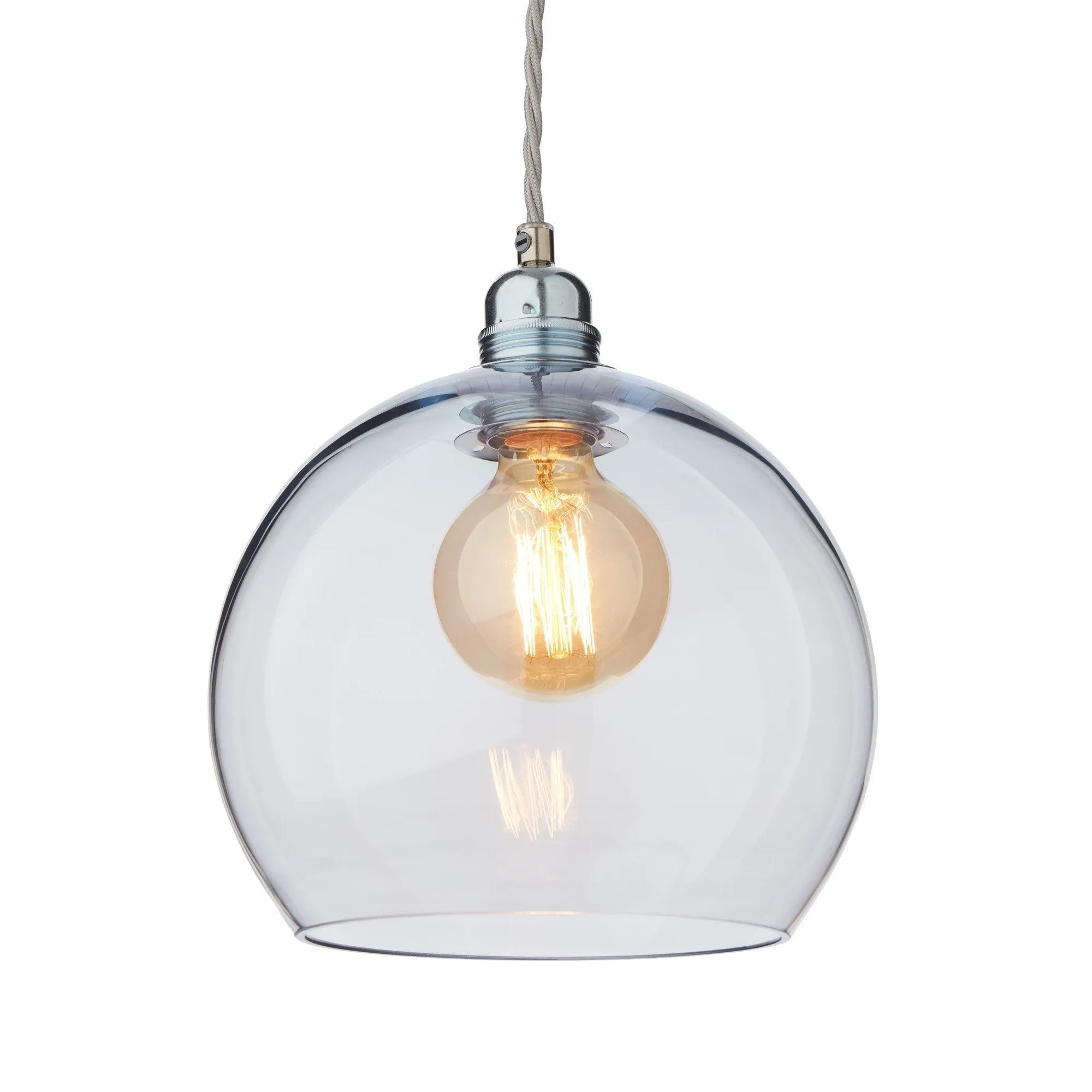Ribe Pendant Lamp [Light blue/Silver]