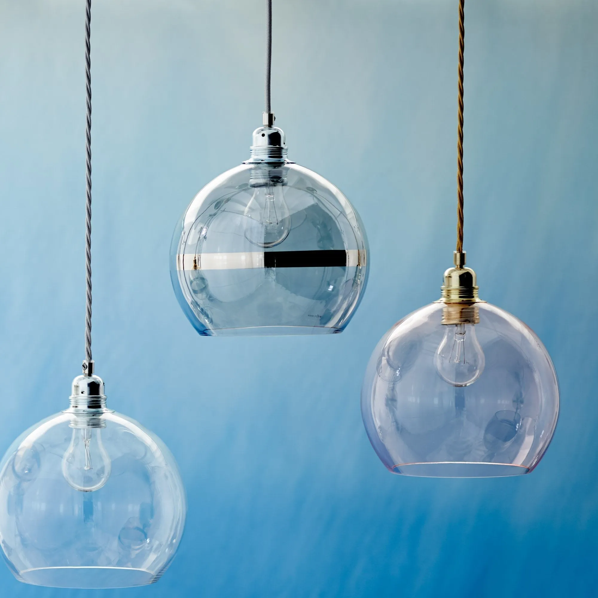 Ribe Pendant Lamp [Transparent/Silver]