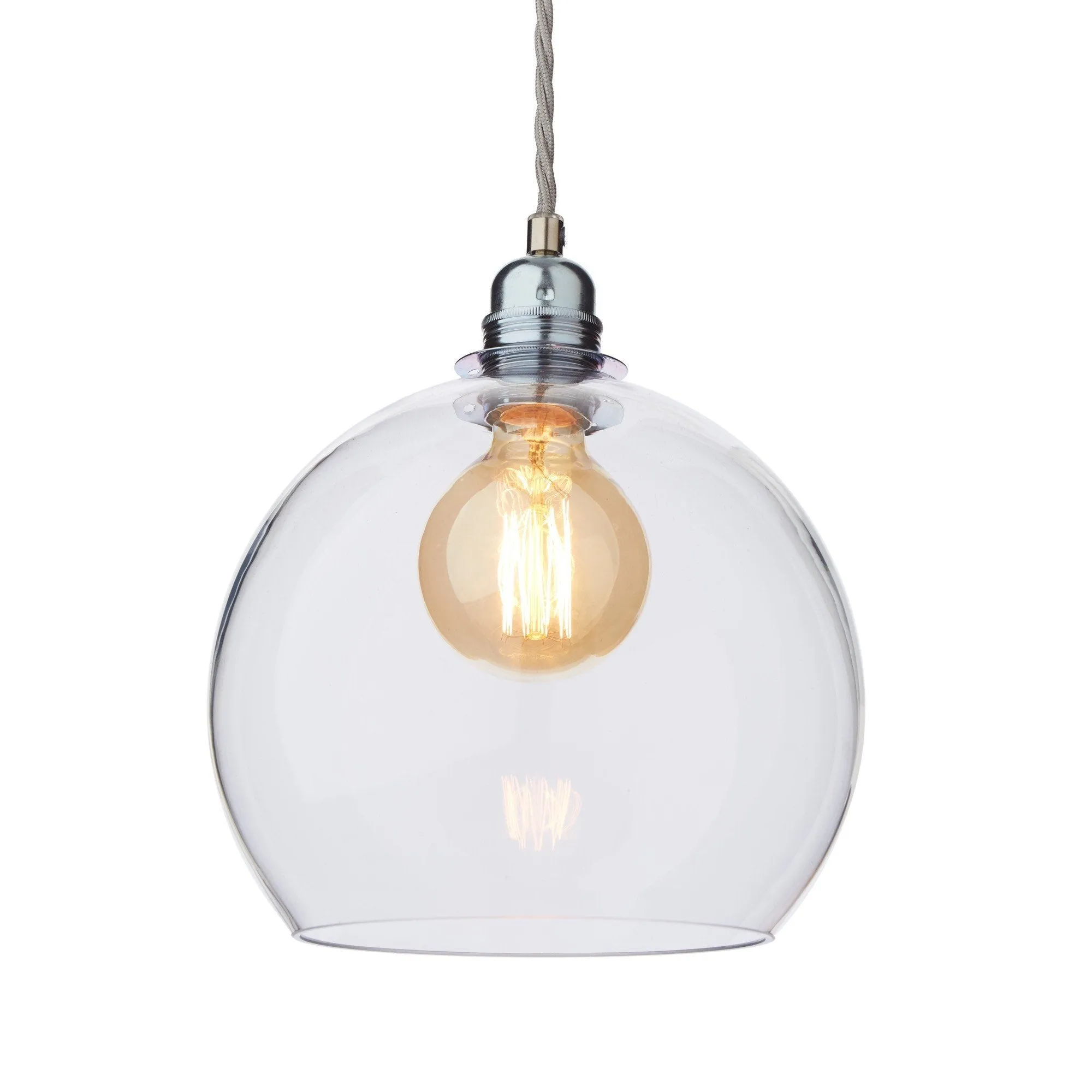 Ribe Pendant Lamp [Transparent/Silver]