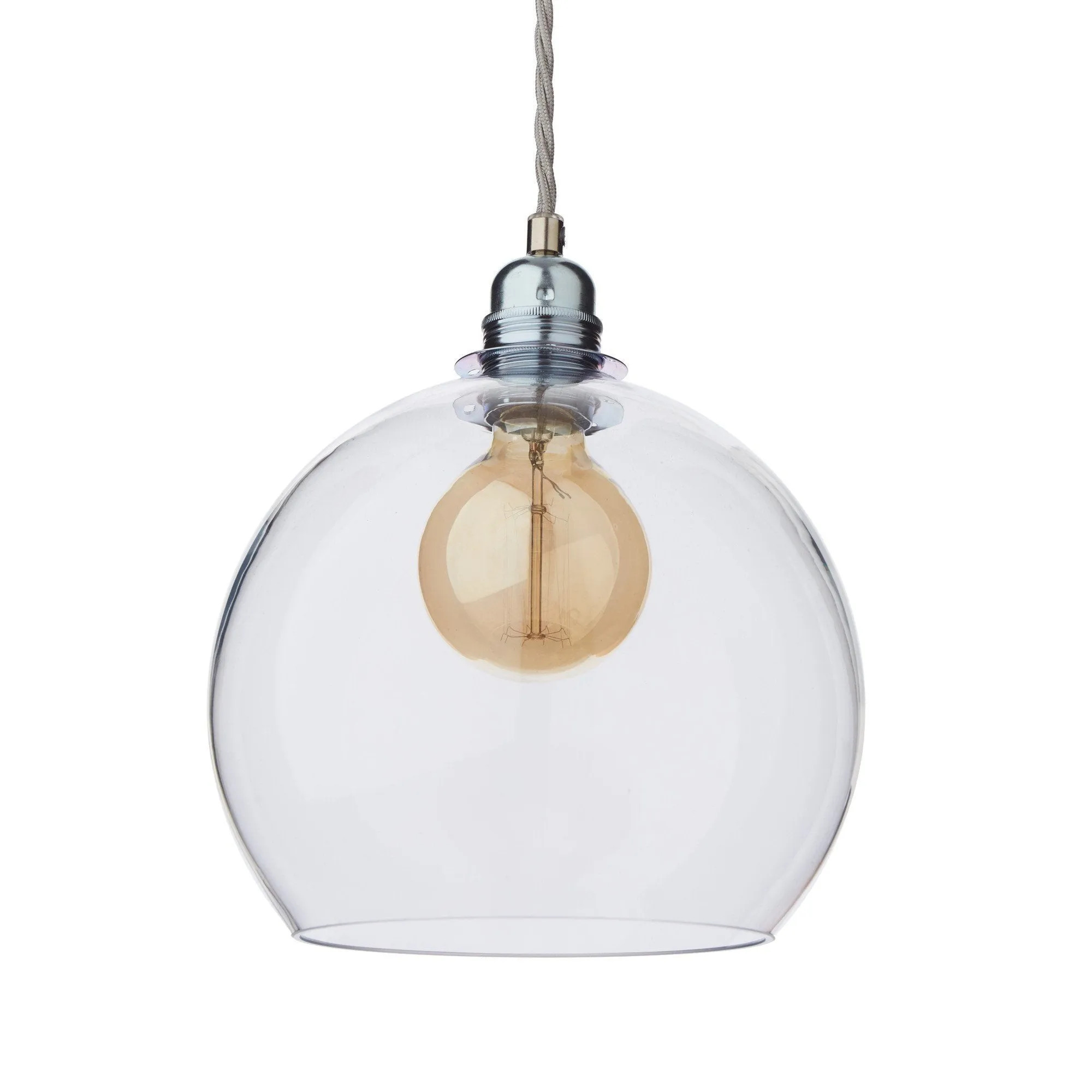 Ribe Pendant Lamp [Transparent/Silver]