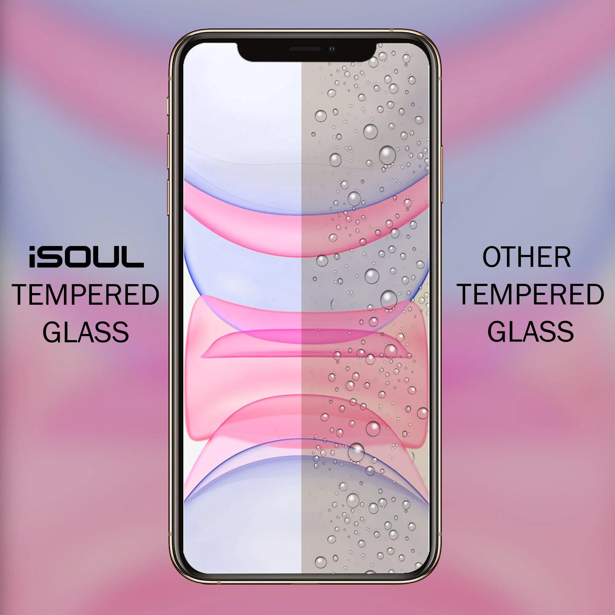 Screen Protector for Apple iPhone 11 and iPhone XR 6.1-Inch, Tempered Glass Film, 4-Pack