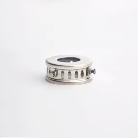 Smallest Andy gallery in antiqued silver