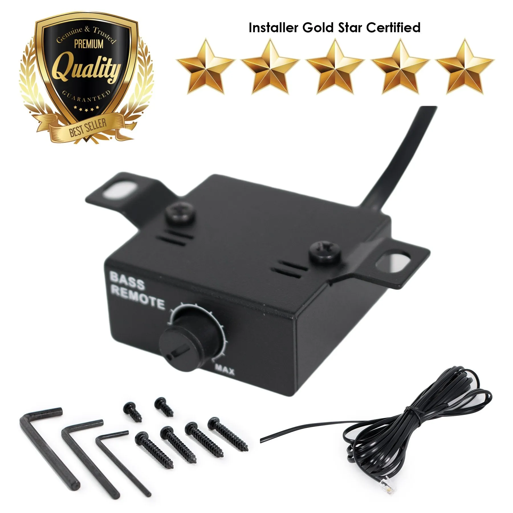 SoundXtreme Car Amplifiers ST-500.2 1000W 2 Channels Class AB MOSFET Amp 2/4 Ohm Stable with Remote Sub Control
