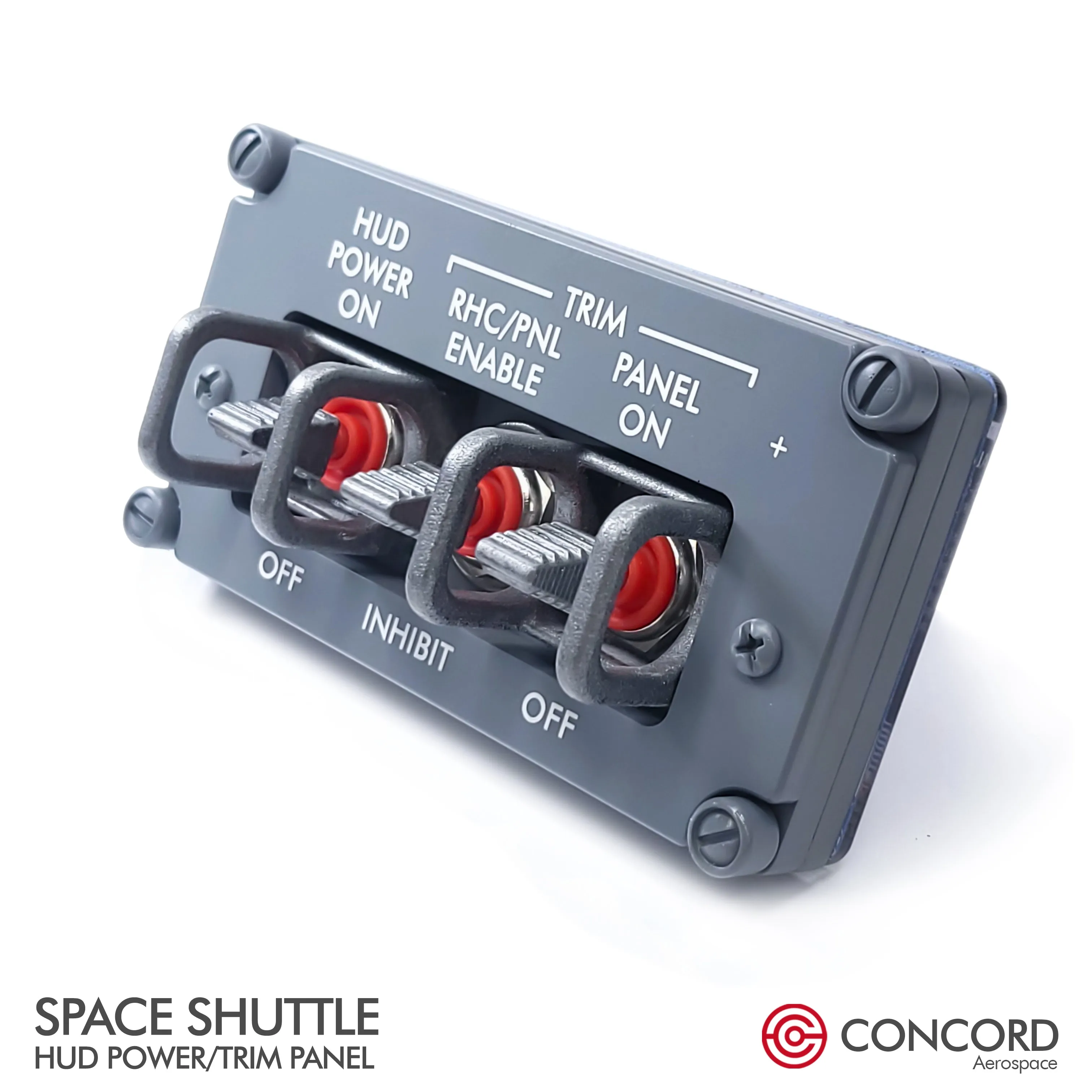 SPACE SHUTTLE FLIGHTDECK PANEL - HUD POWER / TRIM