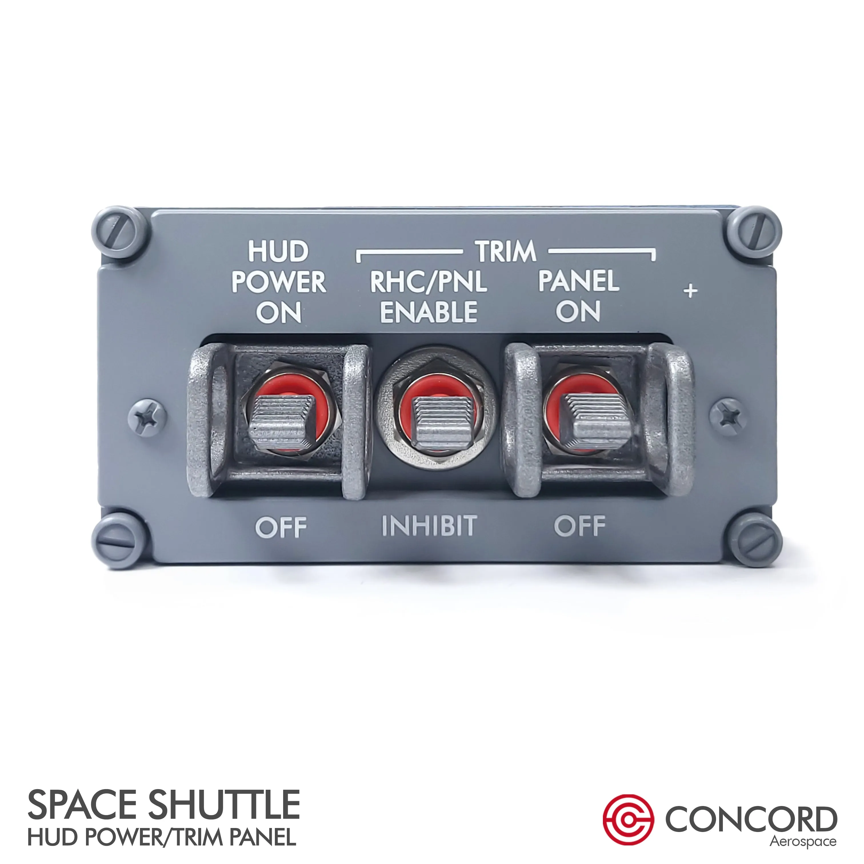 SPACE SHUTTLE FLIGHTDECK PANEL - HUD POWER / TRIM