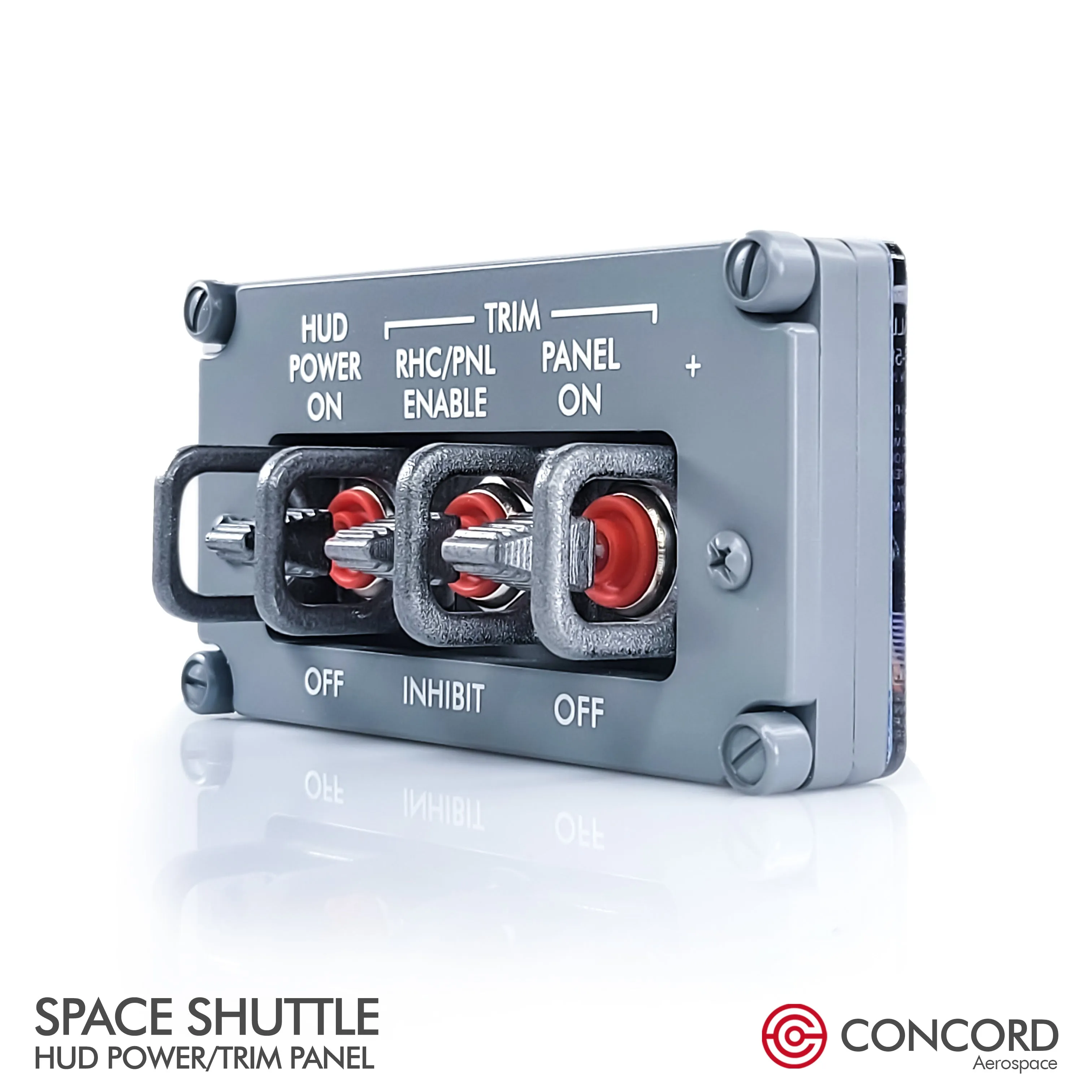 SPACE SHUTTLE FLIGHTDECK PANEL - HUD POWER / TRIM