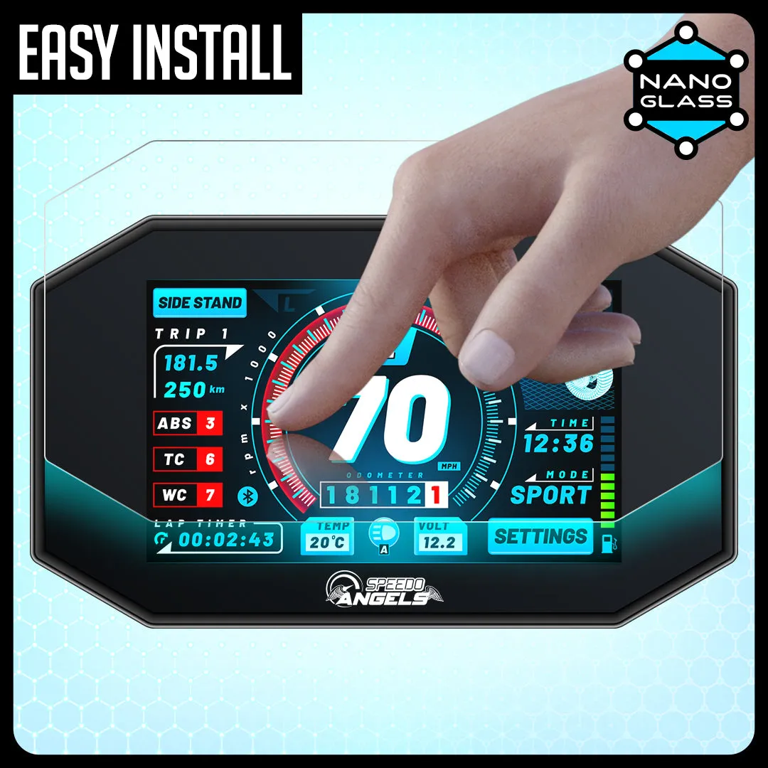 Speedo Angels Ducati DesertX 2022  NANO Glass Dashboard Screen Protector (SADU16NG2)