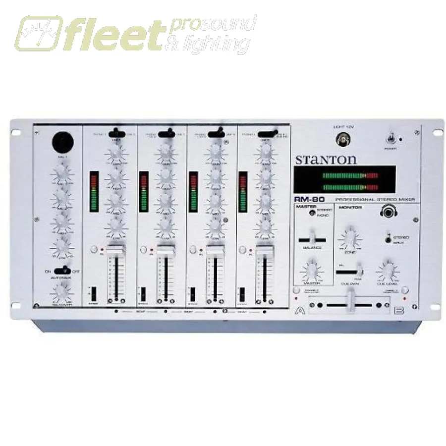 Stanton RM-80 Mixer ***PRICE LISTED IS FOR ONE DAY RENTAL.