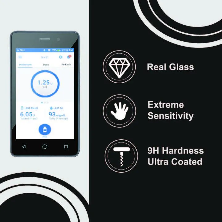 Tempered Glass Screen Protector for Omnipod DASH™ PDM