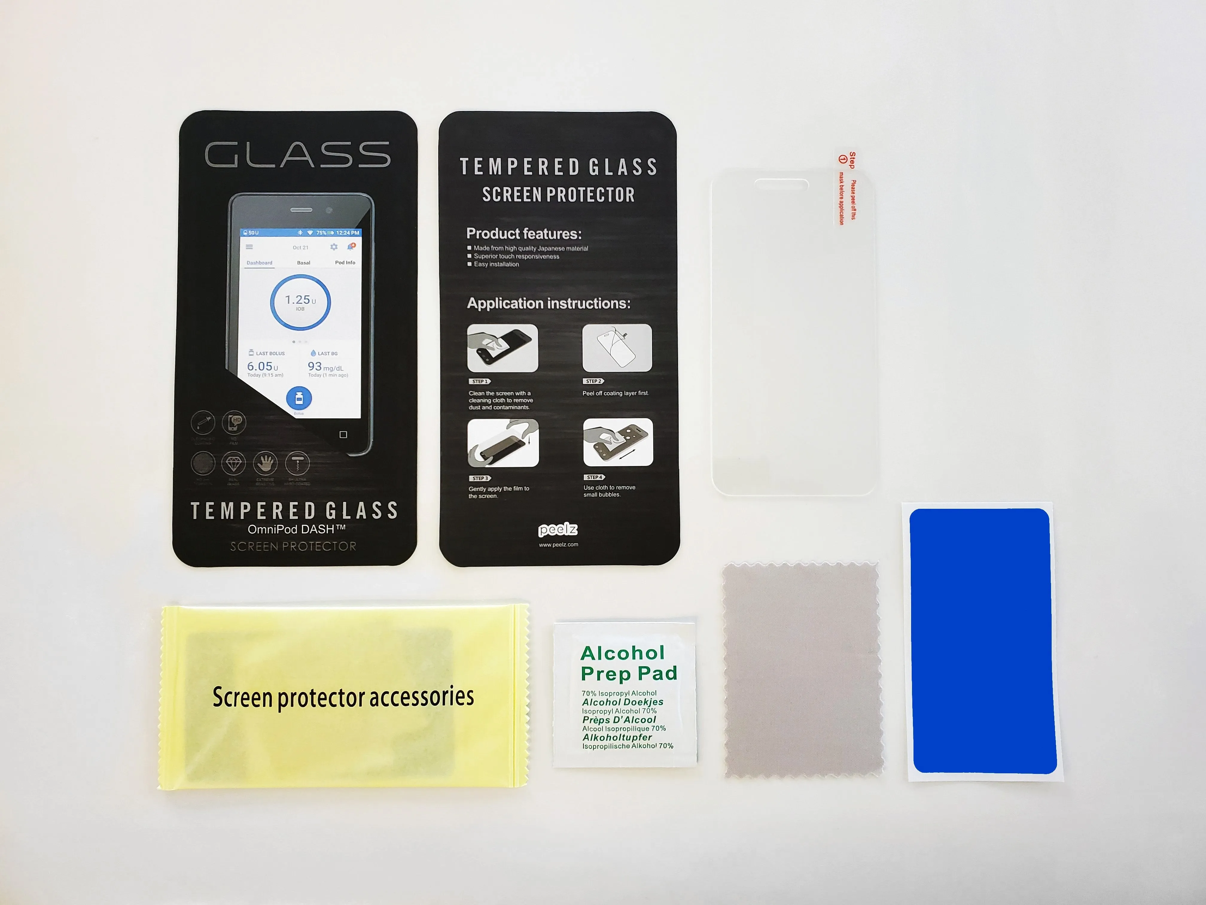 Tempered Glass Screen Protector for Omnipod DASH™ PDM