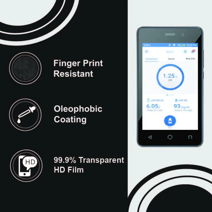 Tempered Glass Screen Protector for Omnipod DASH™ PDM