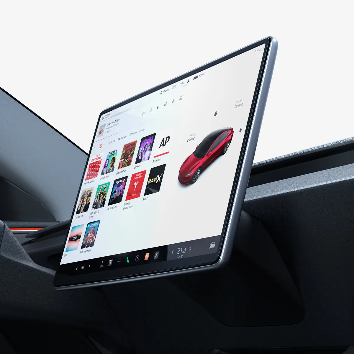 Tesla Models - Screen Protector GLAS.tR EZ Fit | Anti-Glare