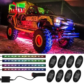 Underglow Light LED Rock Light Waterproof Music Lighting Kit