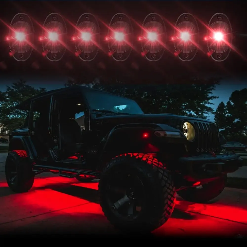 Underglow Light LED Rock Light Waterproof Music Lighting Kit