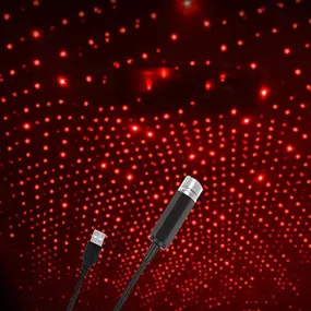 USB Laser Ambient Ceiling Light For Car and Home Decoration - H01419