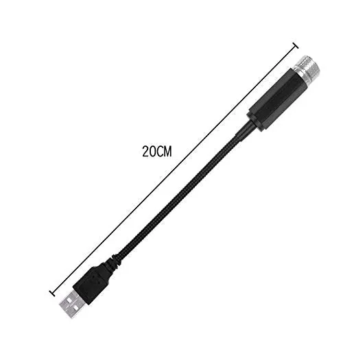 USB Laser Ambient Ceiling Light For Car and Home Decoration - H01419